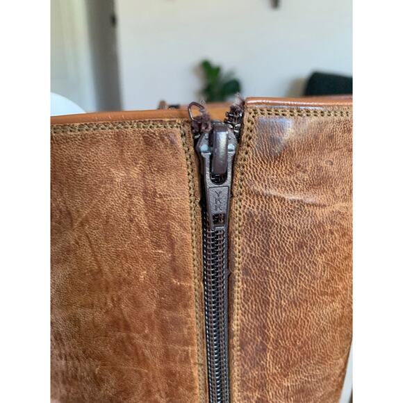 Vintage 1883 Lucchese Distressed Women’s 16” Shaft Boots SZ 8.5 - Picture 8 of 12